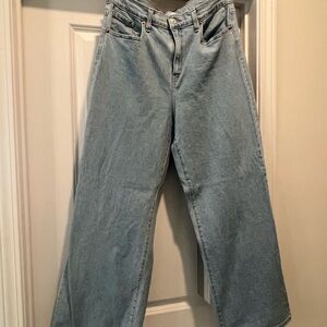 Denizen by Levi’s Vintage Wide Leg Light Wash Baggy Jeans Women’s Size 10